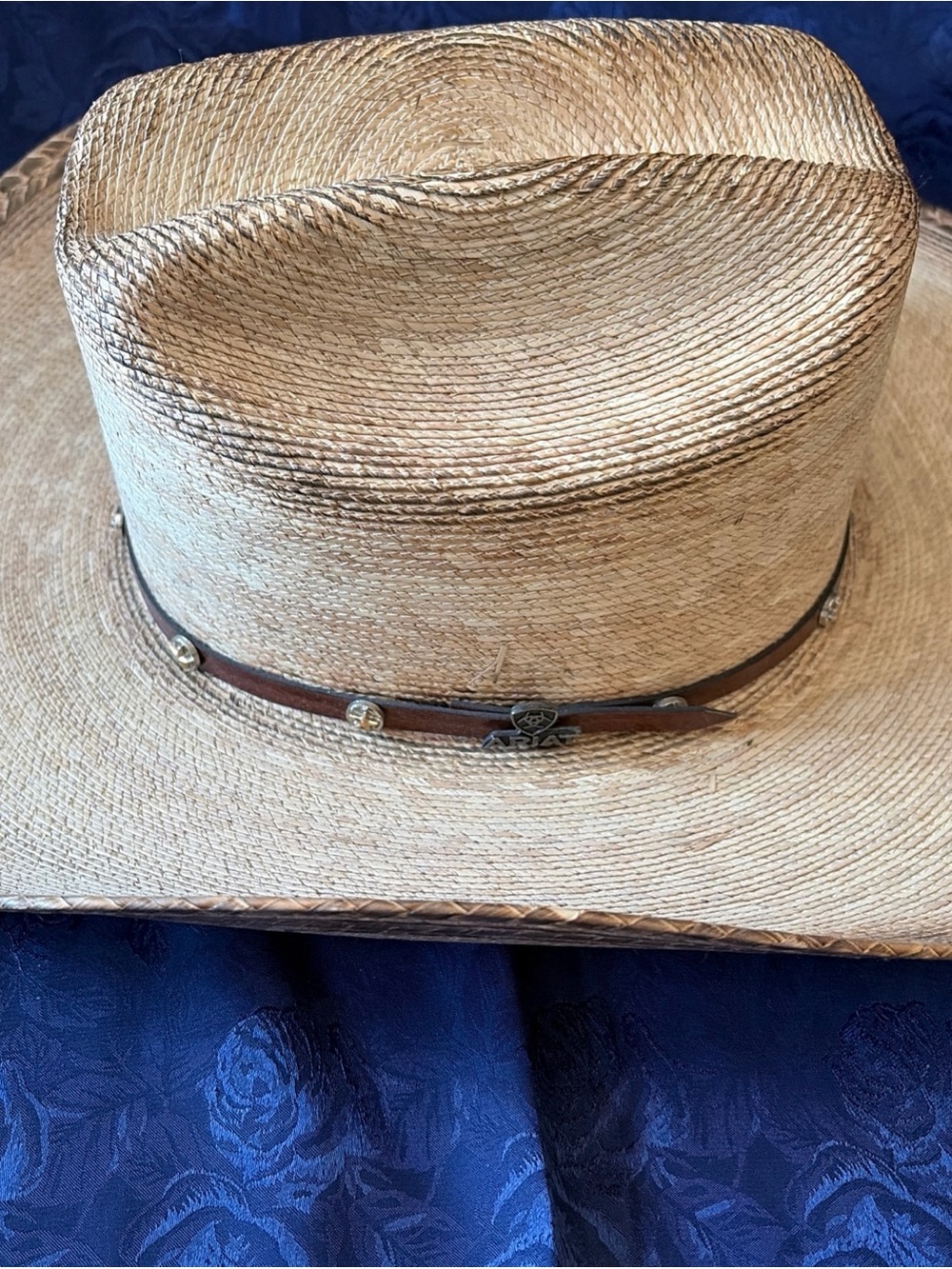 NEW Ariat Unisex Fired Palm Draw Hat-Size 6.75R - Picture 4 of 8
